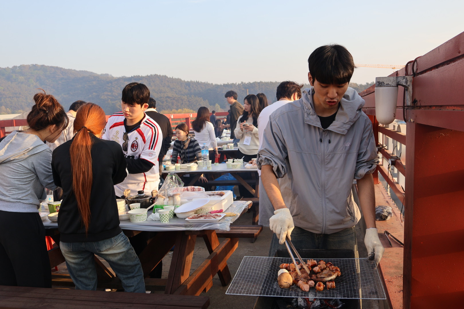 바비큐 단합